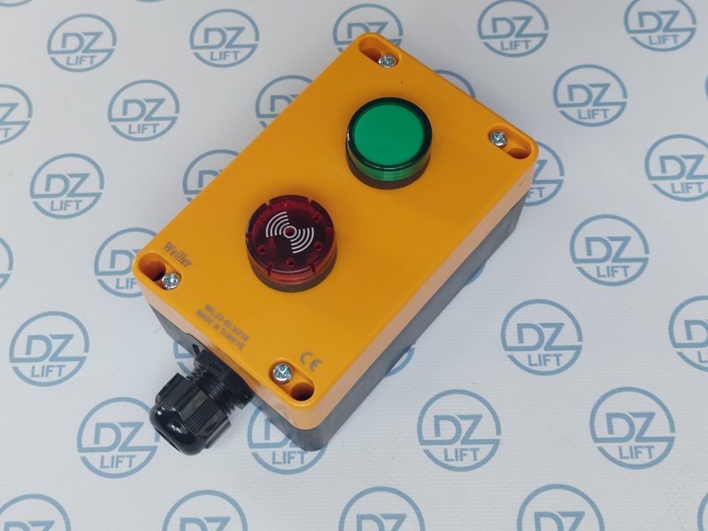 Kaseta sterownicza sygnalizacyjna; zielony led + czerwony led/buzzer