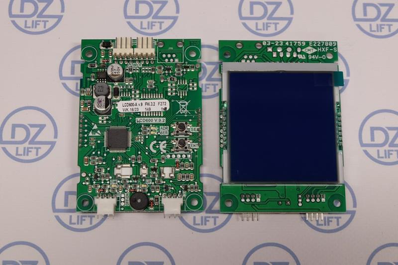 Wyświetlacz Vega Icaro LCD600-A, transmisja, niebieski