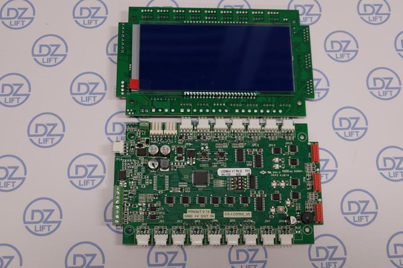 Wyświetlacz Vega Tricolor LCD590-A, podłaczenie równoległe, niebieski