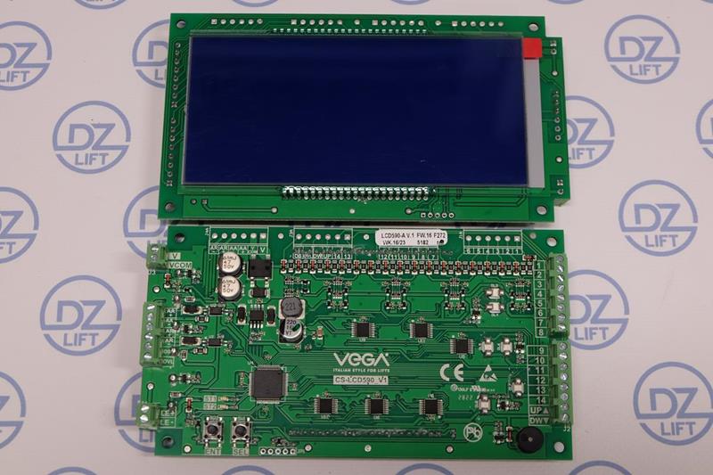Wyświetlacz Vega Tricolor LCD519WU CAN Arkel czarny