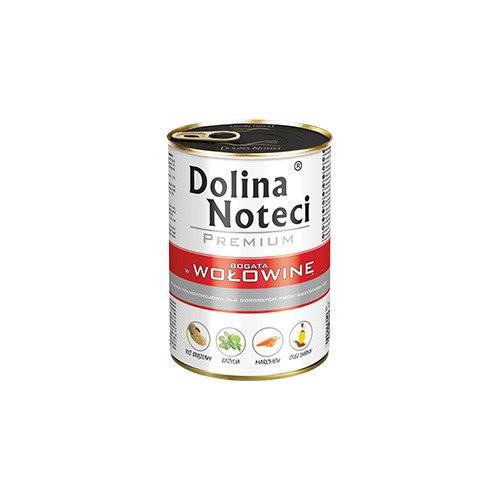 DN PREMIUM BOGATA W WOŁWINA PIES PUSZKA 400G