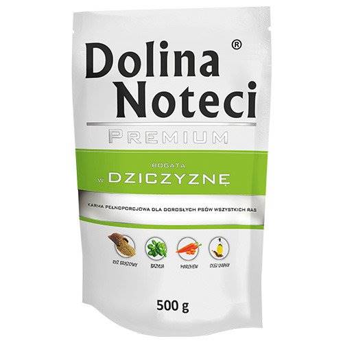 KARMA DOLINA NOTECI SASZETKA 500G BOGATA W DZICZYZ