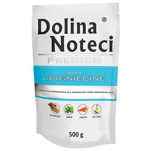 KARMA DOLINA NOTECI SASZETKA 500G BOGATA W JAGNIĘC