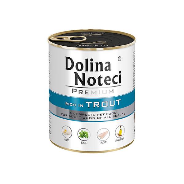 DOLINA NOTECI PUSZKA 800G BOGATA W PSTRĄGA