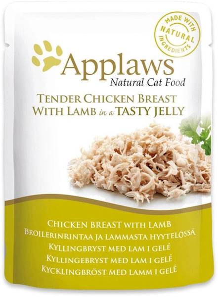 APPLAWS KOT KACZKA Z JAGNIĘCINĄ Z GALARETKĄ 70G