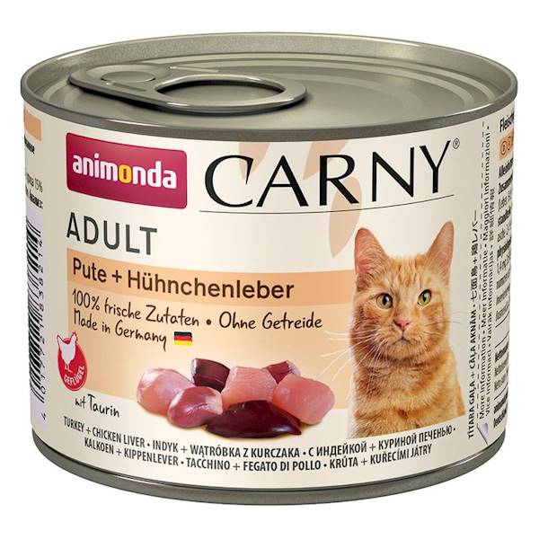 ANIMONDA CARNY ADULT 200G INDYK I WĄTRÓBKA Z KURCZ