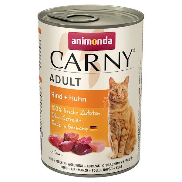 ANIMONDA CARNY ADULT 400G WOŁOWINA I KURCZAK 83719