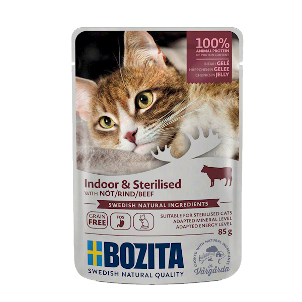 BOZITA STERILISED WOŁOWINA Z GALARETKĄ 85G