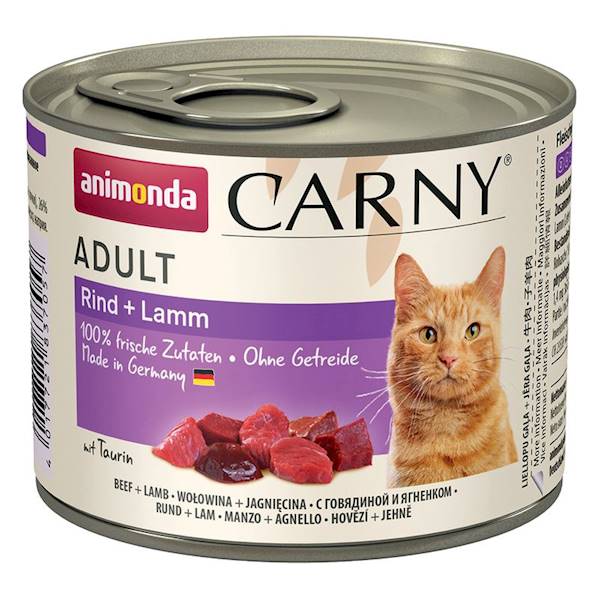 ANIMONDA CARNY ADULT WOŁOWINA JAGNIĘCINA 200G