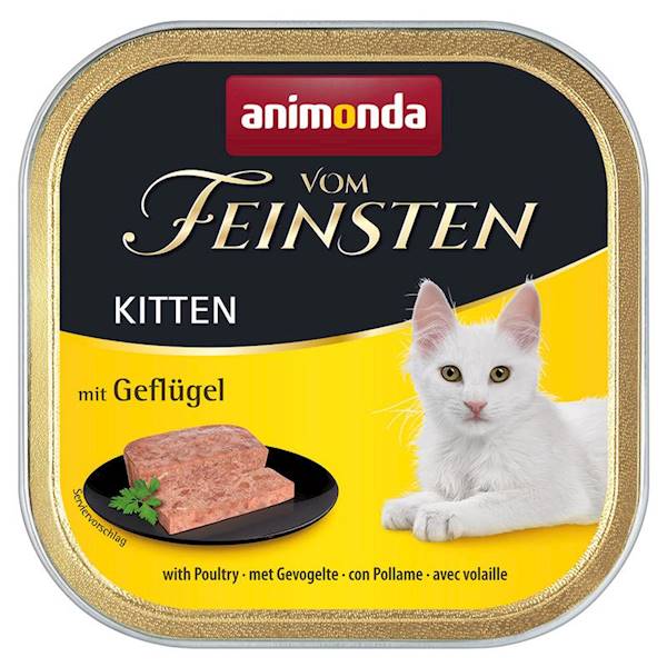 ANIMONDA VOM FEINSTEN 100G KOT KITTEN Z DROBIEM 83