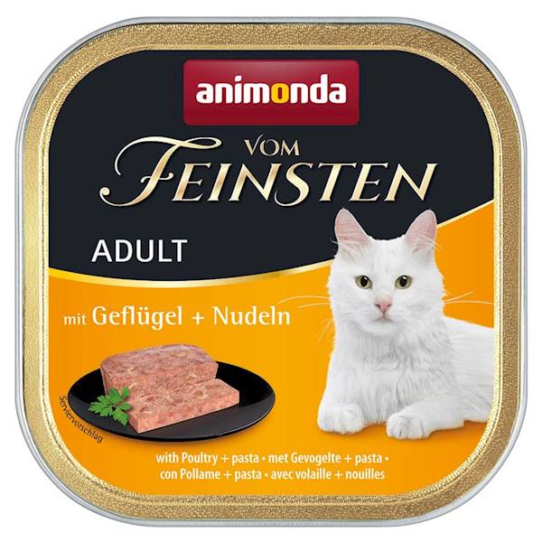 ANIMONDA VOM FEINSTEN 100G KOT DRÓB Z MAKARONEM