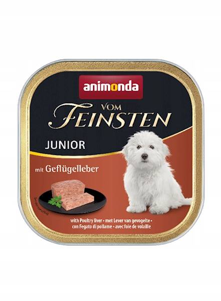 ANIMONDA VOM FEINSTEN JUNIOR Z WĄTRÓBKĄ DROBIOWĄ 1