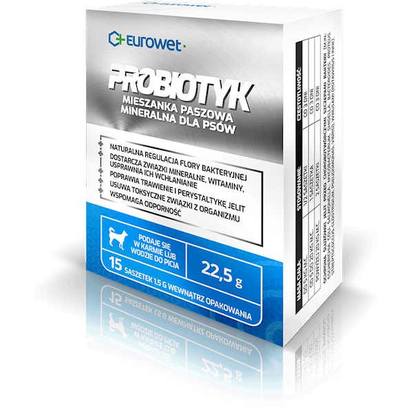 PROBIOTYK MIESZANKA MINERALNA DLA PSÓW EUROWET