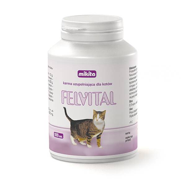 FELVITAL WITAMINY KOT MIKITA 100 TABL