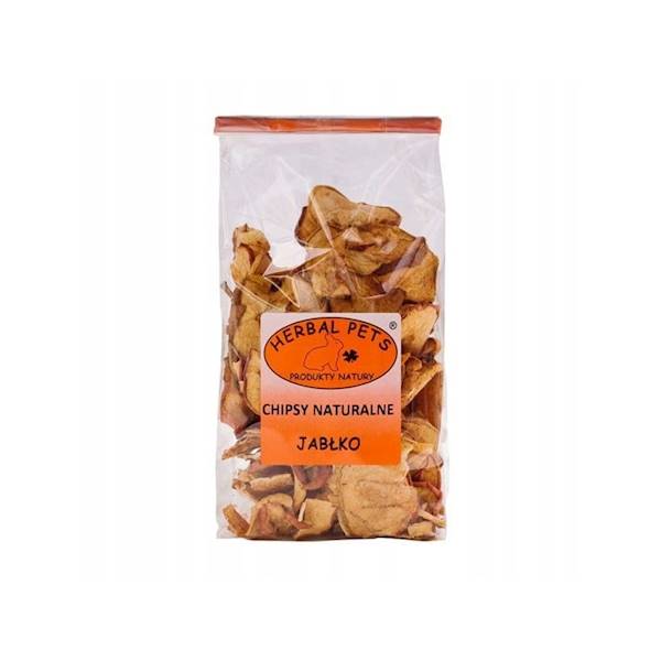 CHIPSY NATURALNE JABŁKO HERBAL PETS