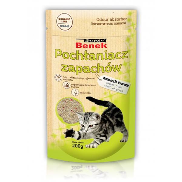 BENEK POCHŁANIACZ ZAPACHÓW ZAPACH TRAWY 200G
