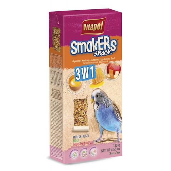 SMAKERS PAPUGA FALISTA 3W1 JAJECZNA-MIODOWA-OWOCOW