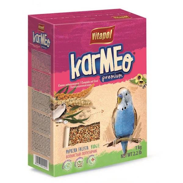 KARMEO DLA PAPUGI FALISTEJ 1KG ZVP-2102