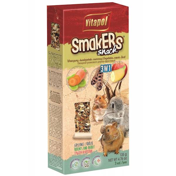 SMAKERS 3W1 OWOCOWY-WARZYWNY-ŚWIĘTOJAŃSKI GRYZOZON