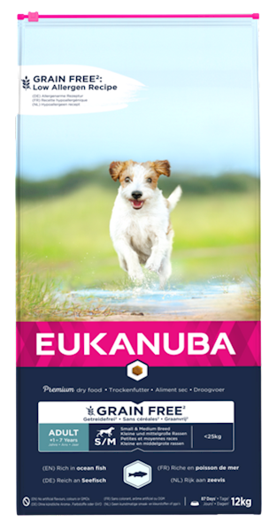KARMA DLA PSA EUKANUBA GRAIN FREE S/M