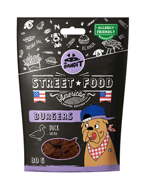 PRZYSMAK BANDIT STREET FOOD BURGERS KACZKA