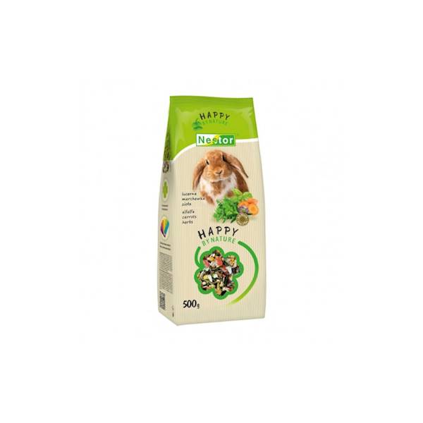 POKARM DLA KRÓLIKÓW HAPPY BY NATURE NESTOR 340G/70