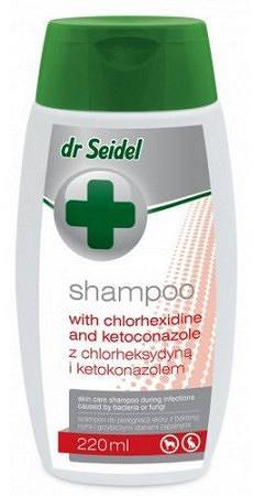 SZAMPON Z CHLORHEKSYDYNĄ I KETOKONAZOLEM DR.SEIDEL