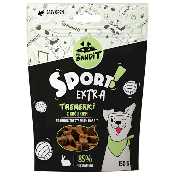 TRESERKI SPORT EXTRA Z KRÓLIKIEM BANDIT 150G