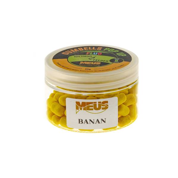 DUMBELLS FLUO POP UP 8MM BANAN MEUS