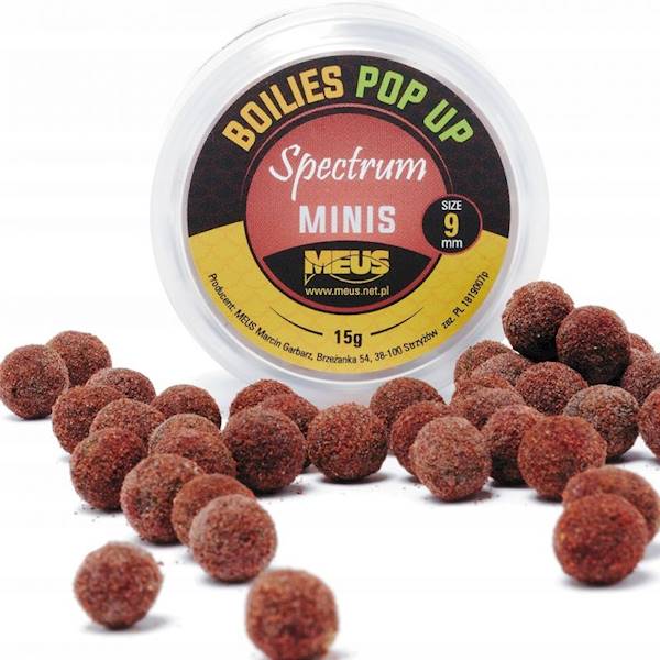 KULKI MEUS BOILIES POP UP 9MM ORZECH TYGRYSI