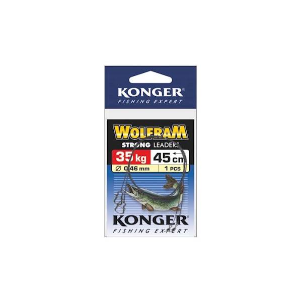 PRZYPON STALKA WOLFRAM 35KG/45CM KONGER