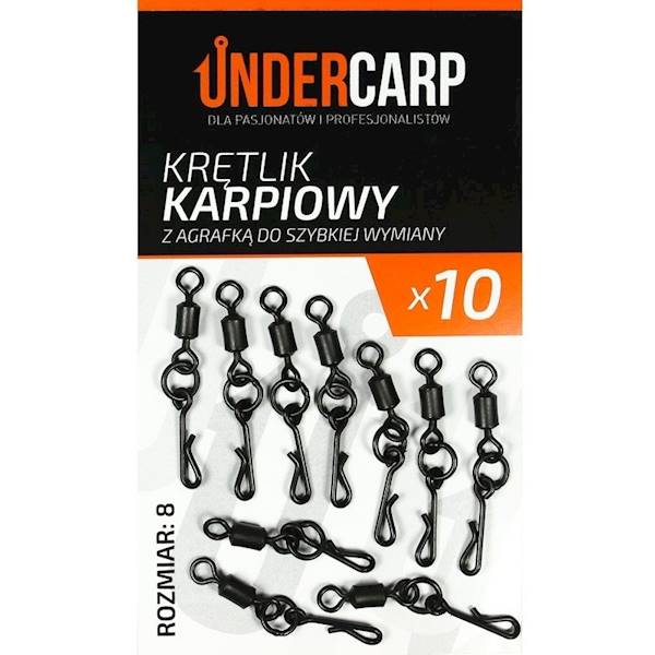 KRĘTLIK Z AGRAFKĄ DO SZYBKIEJ WYMIANY UNDERCARP 8
