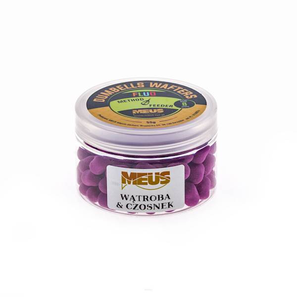MEUS DUMBELLS FLUO WAFTERS 8MM WĄTROBA&CZOSNEK