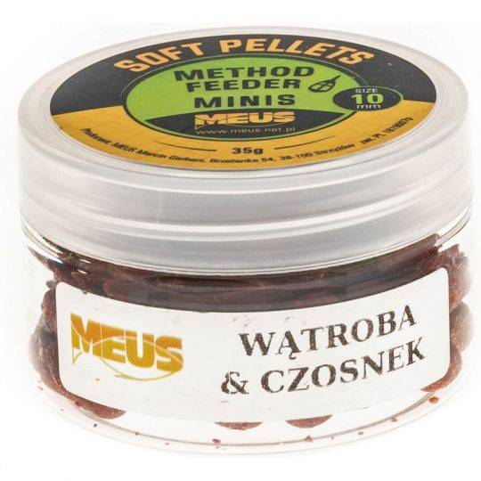 PELLET 10MM WĄTROBA CZOSNEK 35G MINIS