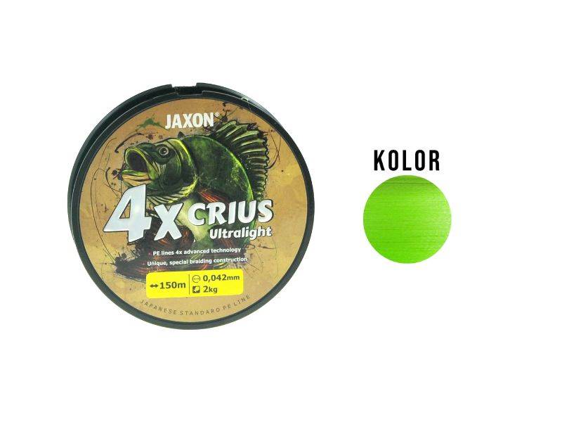 PLECIONKA JAXON 4XCRIUS ULTRALIGHT FLASH 0,042MM/2