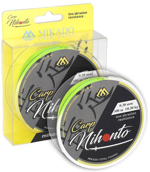 ŻYŁKA NIHONTO CARP 0,25MM/7.30KG/300M FLUO ŻÓŁTA