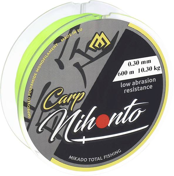 ŻYŁKA NIHONTO CARP 0,25MM/7,3KG/600M FLUO ŻÓŁTA