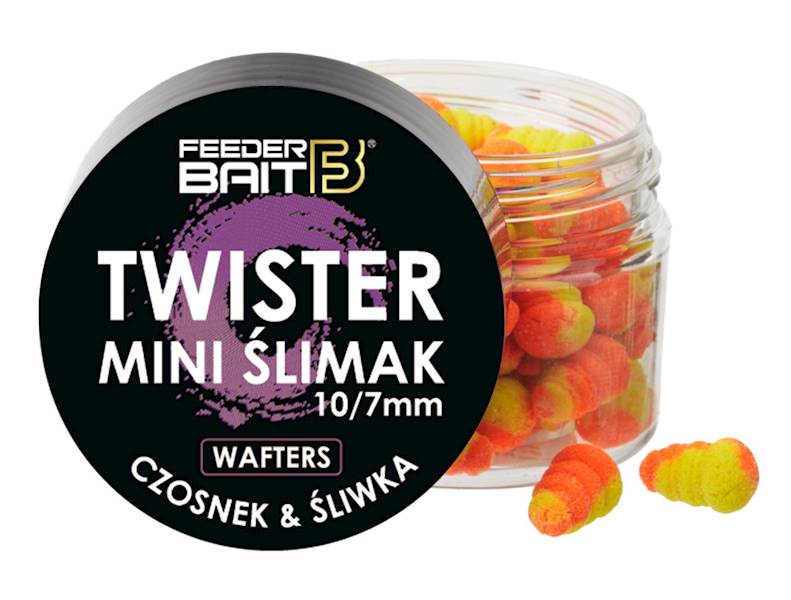 TWISTER MINI ŚLIMAK CZOSNEK ŚLIWKA FEEDER BAITS