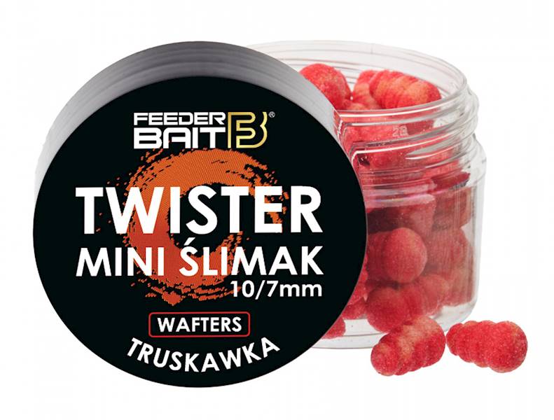 TWISTER MINI ŚLIMAK TRUSKAWKA FEEDER BAITS