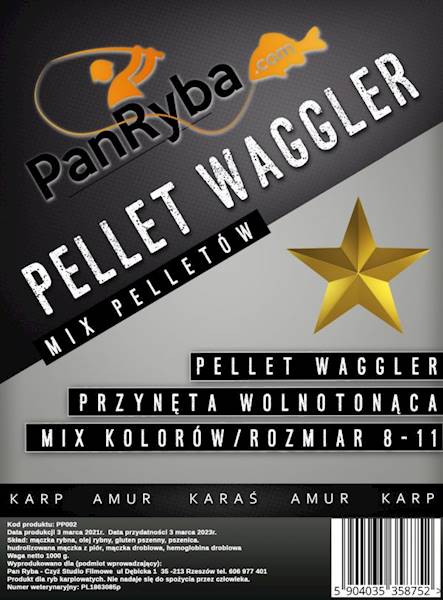 PELLET PAN RYBA WAGGLER MIX PELLETÓW