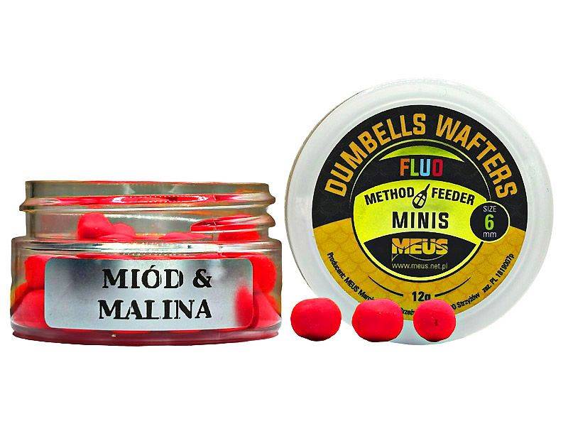 DUMBELLS FLUO MEUS 6MM MIÓD MALINA
