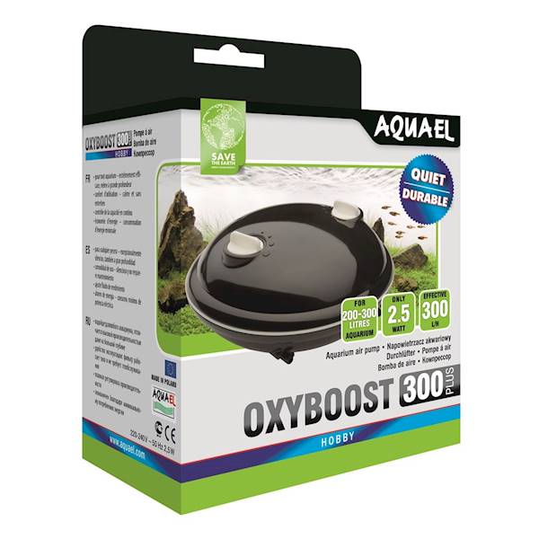 NAPOWIETRZACZ AKWARIOWY OXYBOOST 300PLUS AQUAEL