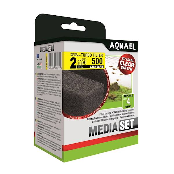 WKŁAD FILTRACYJNY GĄBKOWY TURBO FILTER 500 AQUAEL 