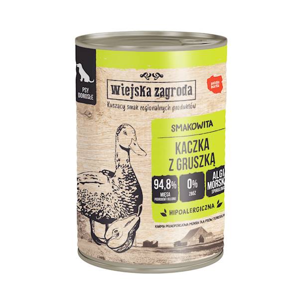 WIEJSKA ZAGRODA KACZKA Z GRUSZKĄ 400G