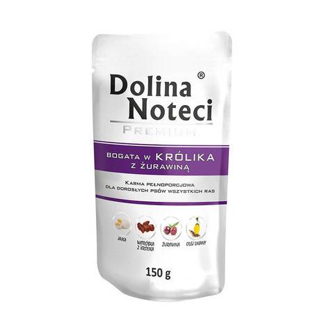 DOLINA NOTECI 150G BOGATA W KRÓLIKA Z ŻURAWINĄ