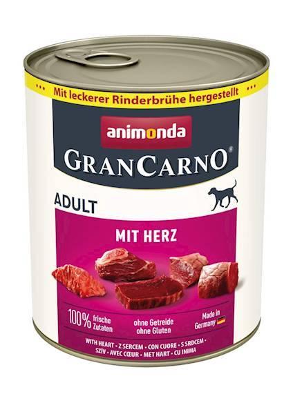 ANIMONDA GRANCARNO ADULT 800G WOŁOWINA Z SERCAMI