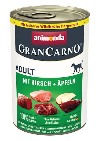 GRANCARNO 400G ADULT WOŁOWINA JELEŃ Z JABŁKIEM