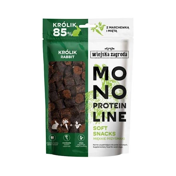 MONOPROTEINA KRÓLIK MARCHEWKA/MIĘTA 115G