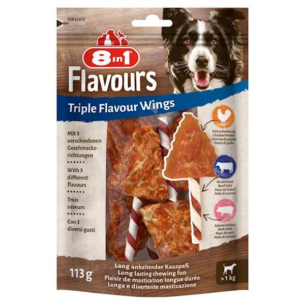 PRZYSMAK TRIPLE FLAVOURWINGS 113G PET PRODUCTS TH2