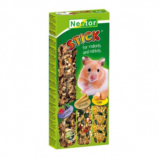 NESTOR STICK 3SZT. ŻURAWINA, BISZKOPT,JAJKA